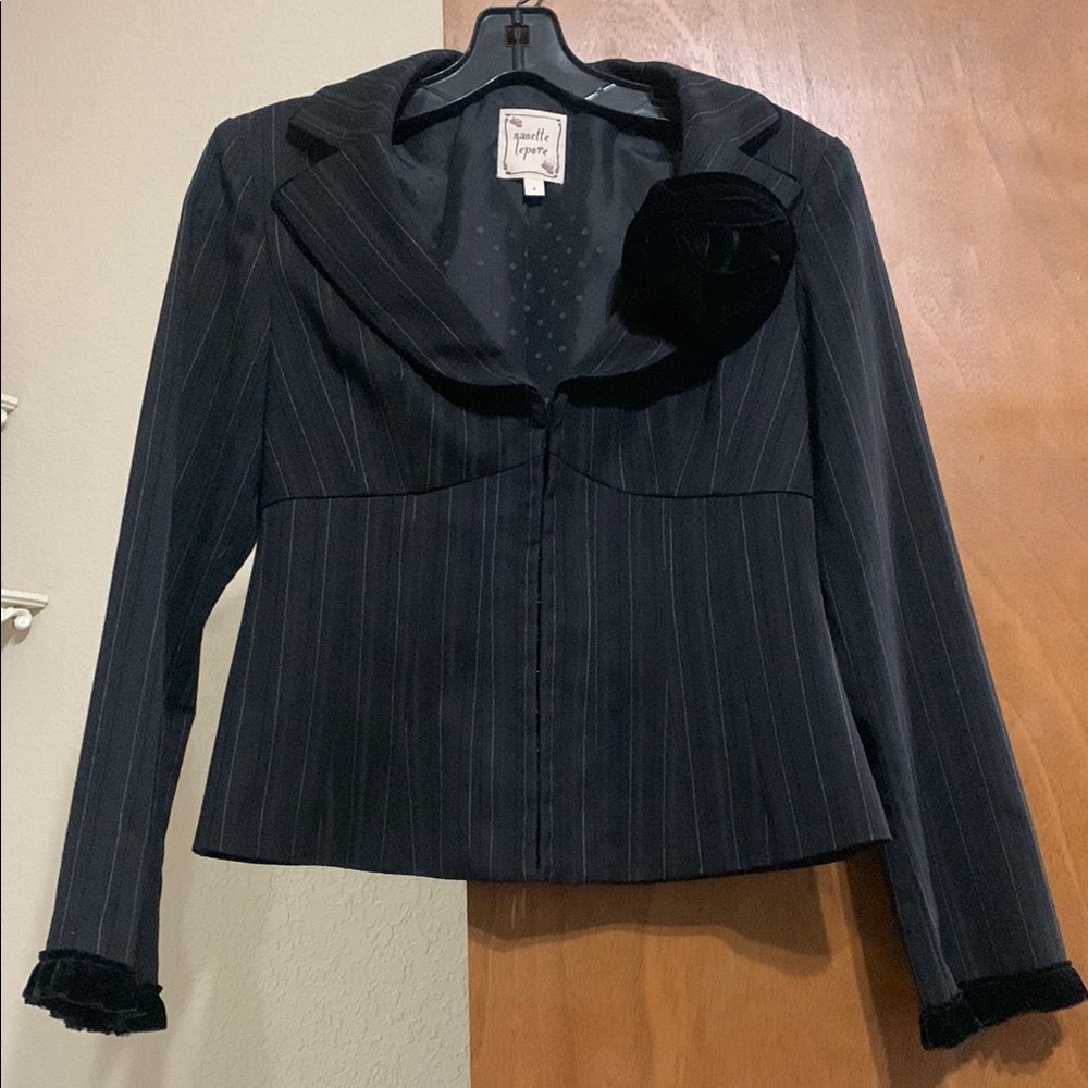Nanette Lepore Pinstripe Women's Jacket size 4